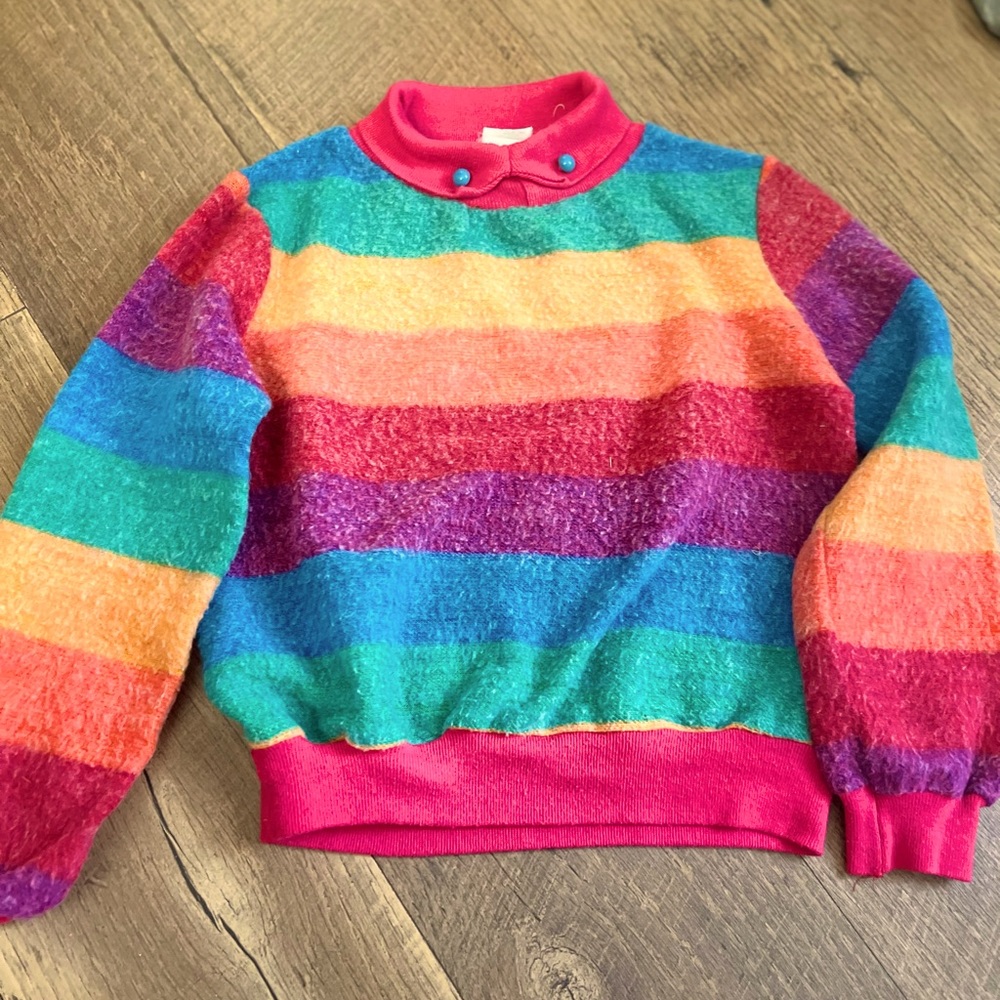 True Vintage rainbow sweater